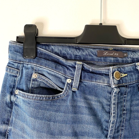 Level 99 Released Hem Straight Leg Jeans - Picture 2 of 10